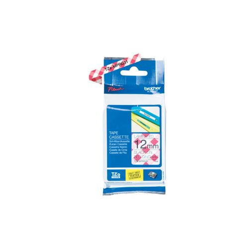 Brother TZe-MPRG31 mintás piros alapon fekete eredeti feliratozó szalag