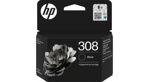 HP 7FP21UE No.308 fekete eredeti tintapatron