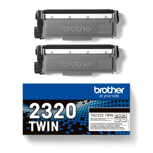 BROTHER TN-2320 fekete eredeti toner duplacsomag