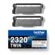 BROTHER TN-2320 fekete eredeti toner duplacsomag
