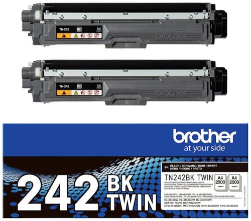 BROTHER TN-242 fekete eredeti toner duplacsomag