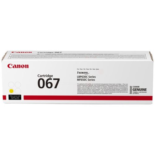 CANON CRG-067 sárga eredeti toner