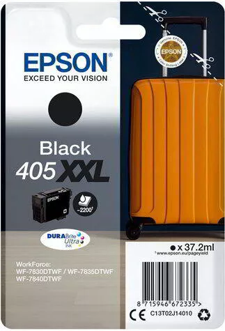 Epson T02J1 (405XXL) fekete eredeti tintapatron
