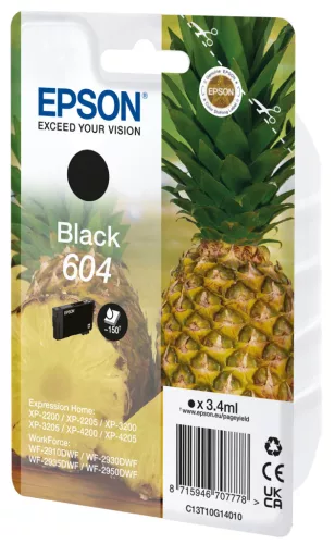 Epson T10G1 (604) fekete eredeti tintapatron