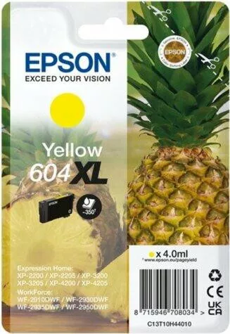 Epson T10H4 (604XL) sárga eredeti tintapatron
