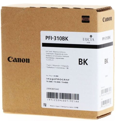 Canon PFI-310 fekete eredeti tintapatron
