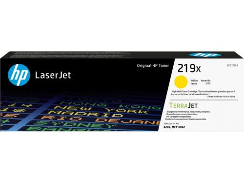 HP W2192X No.219X sárga eredeti toner