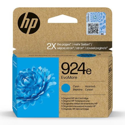 HP 4K0U7NE No.924E kék eredeti tintapatron