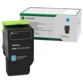 Lexmark [CS/CX421] 78C20C0 kék eredeti 1,4k toner