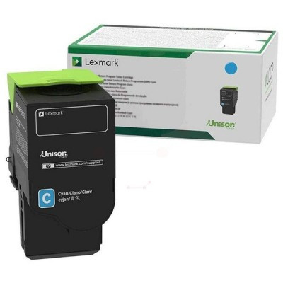 Lexmark [CS/CX421] 78C20C0 kék eredeti 1,4k toner