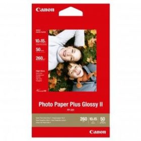   Canon PP-201 fényes eredeti fotópapír (10x15cm, 50 lap, 265g, 2311B003)
