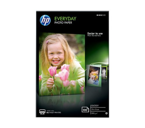 HP CR757A fényes eredeti fotópapír (10x15cm, 100 lap, 200g)