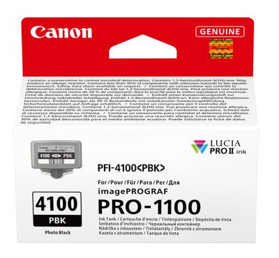 Canon PFI-4100 fotó fekete eredeti tintapatron