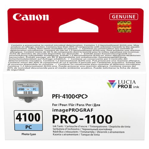 Canon PFI-4100 fotókék eredeti tintapatron