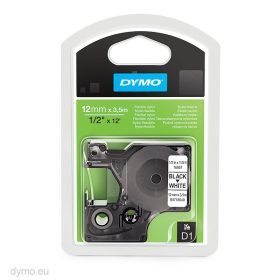   Dymo D1 16957 fehér alapon fekete eredeti feliratozó szalag (S0718040)