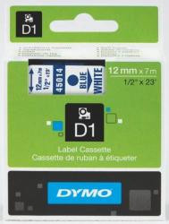 Dymo D1 45014 fehér alapon kék eredeti feliratozó szalag (S0720540)
