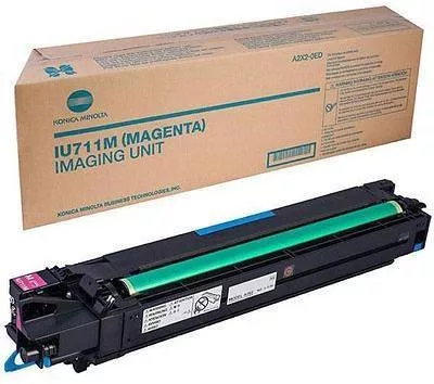 Konica Minolta C654e [IU711M] magenta eredeti dobegység (A2X20ED)