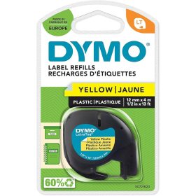   Dymo S0721620 sárga alapon fekete eredeti feliratozó szalag (S0721620)
