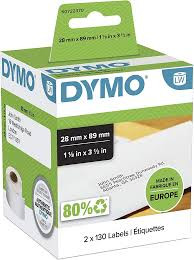 Dymo 99010 fehér eredeti szalagcímke csomag (S0722370)