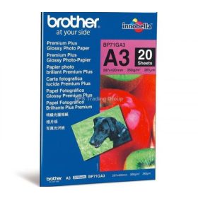 Brother BP71GA3 eredeti fotópapír (A3, 20db, 260g)