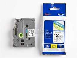 Brother TZE-231CIV csomagolás nélküli fehér alapon fekete eredeti feliratozó szalag