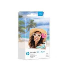   HP Sprocket Zink eredeti fotópapír (3,5x4,25", 50 lap, HPIZ3X450)