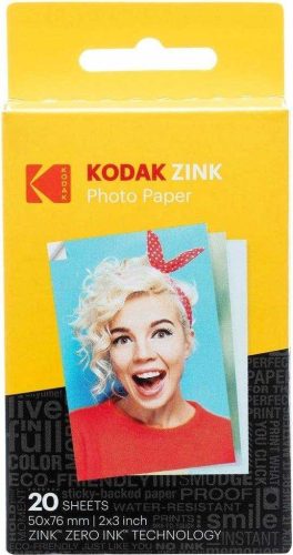 Kodak Zink eredeti fotópapír (2x3", 20 lap, RODZ2X320)