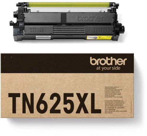 Brother TN-625XL sárga eredeti toner