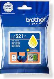 Brother LC521 sárga eredeti tintapatron