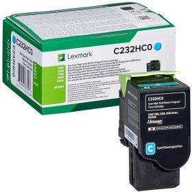 Lexmark [C2325/C2425] C232HC0 kék eredeti toner