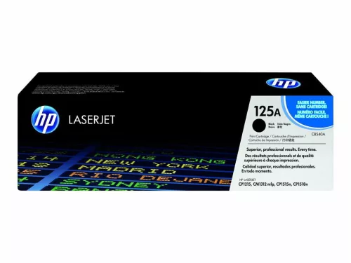 HP CB540AC (125AC) fekete eredeti toner (CONTRACT verzió)