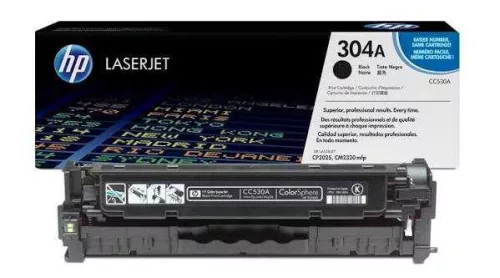 HP CC530AC (304AC) fekete eredeti toner (CONTRACT verzió)