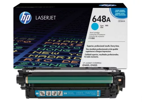HP CE261AC (648AC) kék eredeti toner (CONTRACT verzió)