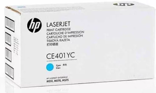HP CE401YC/CE401YH (507YC) kék eredeti toner (CONTRACT verzió)