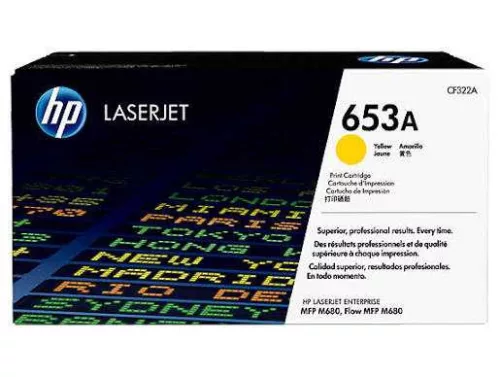 HP CF322AH/CF322AC (653AH/AC) sárga eredeti toner (CONTRACT verzió)