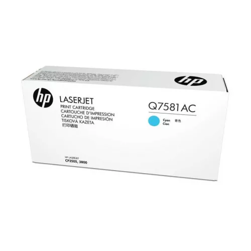HP Q7581AC (503AC) kék eredeti toner (CONTRACT verzió)