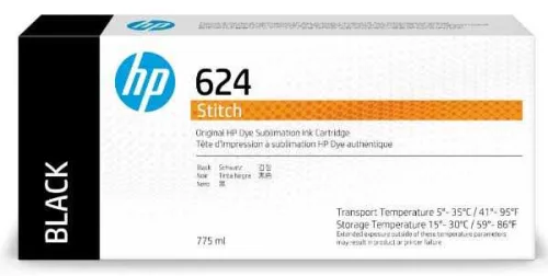 HP 2LL53A No.624 fekete eredeti tintapatron