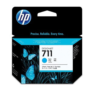 HP CZ134A TINTAPATRON (No.711 CYAN 3PACK INK)