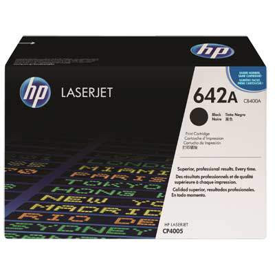 HP CB400A doboz sérült TONER (No.642A BK b ware)