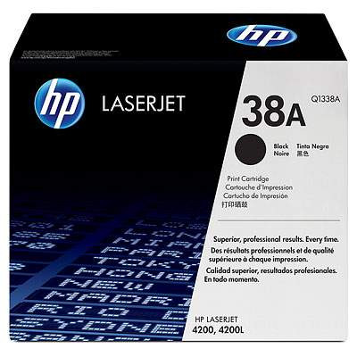 HP Q1338A doboz sérült TONER (No.38A BK b ware)