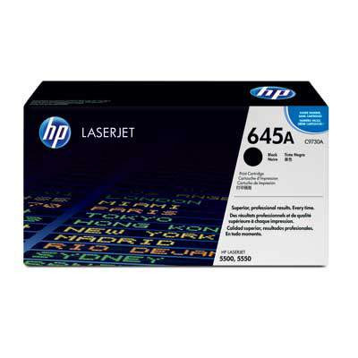 HP C9730A doboz sérült TONER (No.645A BK b ware)