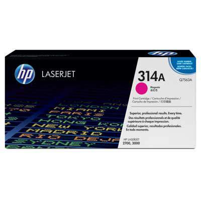 HP Q7563A doboz sérült TONER (No.314A MAGENTA b ware)