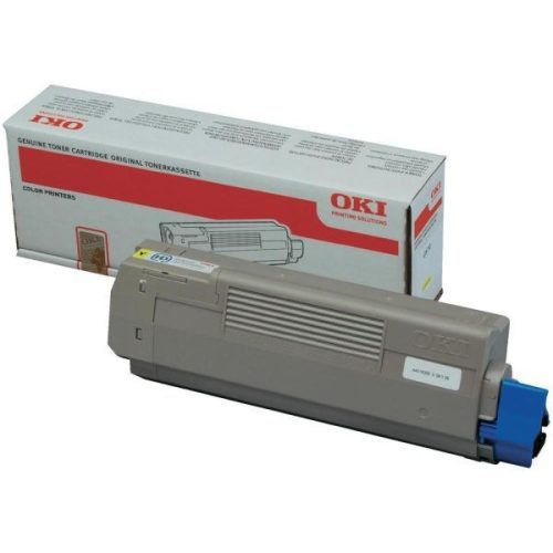 Oki [C610] 6k sárga eredeti toner (44315305)