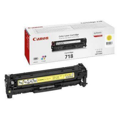 CANON CRG-718 sárga eredeti toner