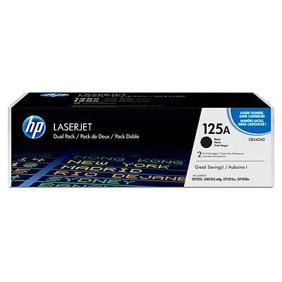 HP CB540AD (125A) fekete eredeti toner duplacsomag
