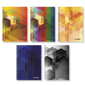 Spirálfüzet A/4, vonalas, Colorido, 200 lapos