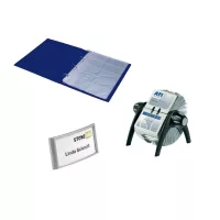 Névjegykártyatartók, telefonregiszterek