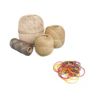 Kötözőzsinegek és gumik