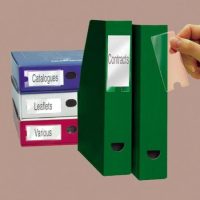 Iratrendező címkék, címketartó zsebek