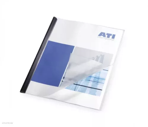 Iratsín iratborítóval, A4, 3 mm, kék, Durable